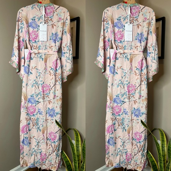 BHLDN Pink Talulah Robe x Homebodii - Picture 7 of 8